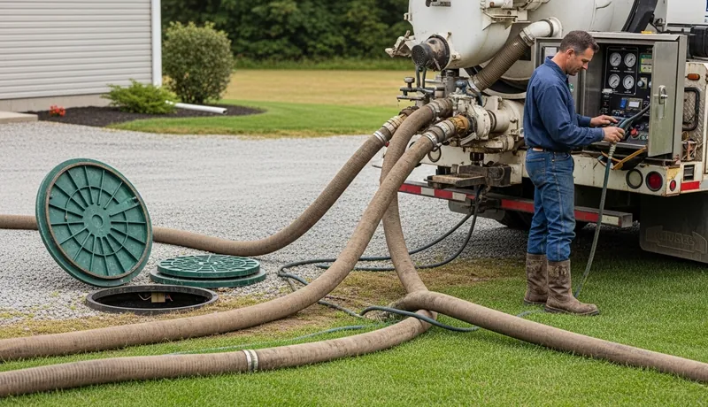 Septic pumping holding tanks in Bridgeport, CT